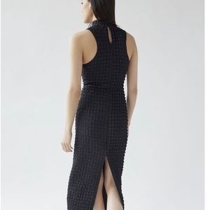 Black bubble midi dress from urban size M